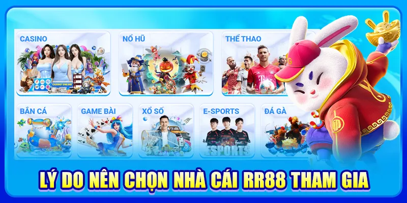 Lý do nên chọn nhà cái rr88 tham gia